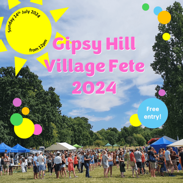 It’s happening! Join us on Sunday 14th July for the Gipsy Hill Village&nbsp;Fete